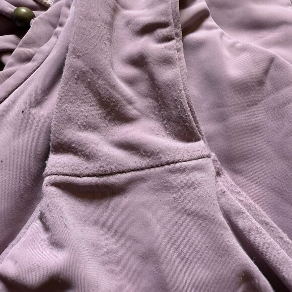 MARA HOFFMAN Lattice Maillot Braided Bead Cutout Pink Swimsuit One-Piece Small - Picture 11 of 11